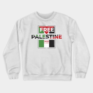 Free Palestine Crewneck Sweatshirt